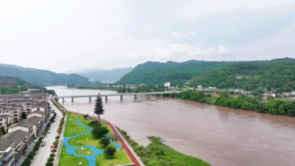 沙湾区福禄大渡河大桥正式通车2